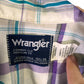 Vintage Wrangler Cowboy Cut Brushpopper Pearl Snap Button Up Size L/XL