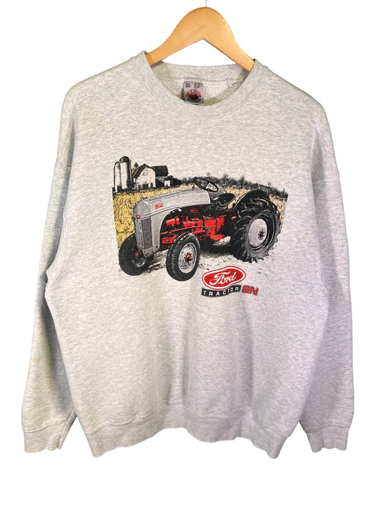 Vintage 90's Ford Tractor 8N Big Graphic Crewneck Sweater Size XXL