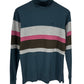 Vintage Polo Ralph Lauren Striped Mock Neck Long Sleeve Shirt Size L (Womens)