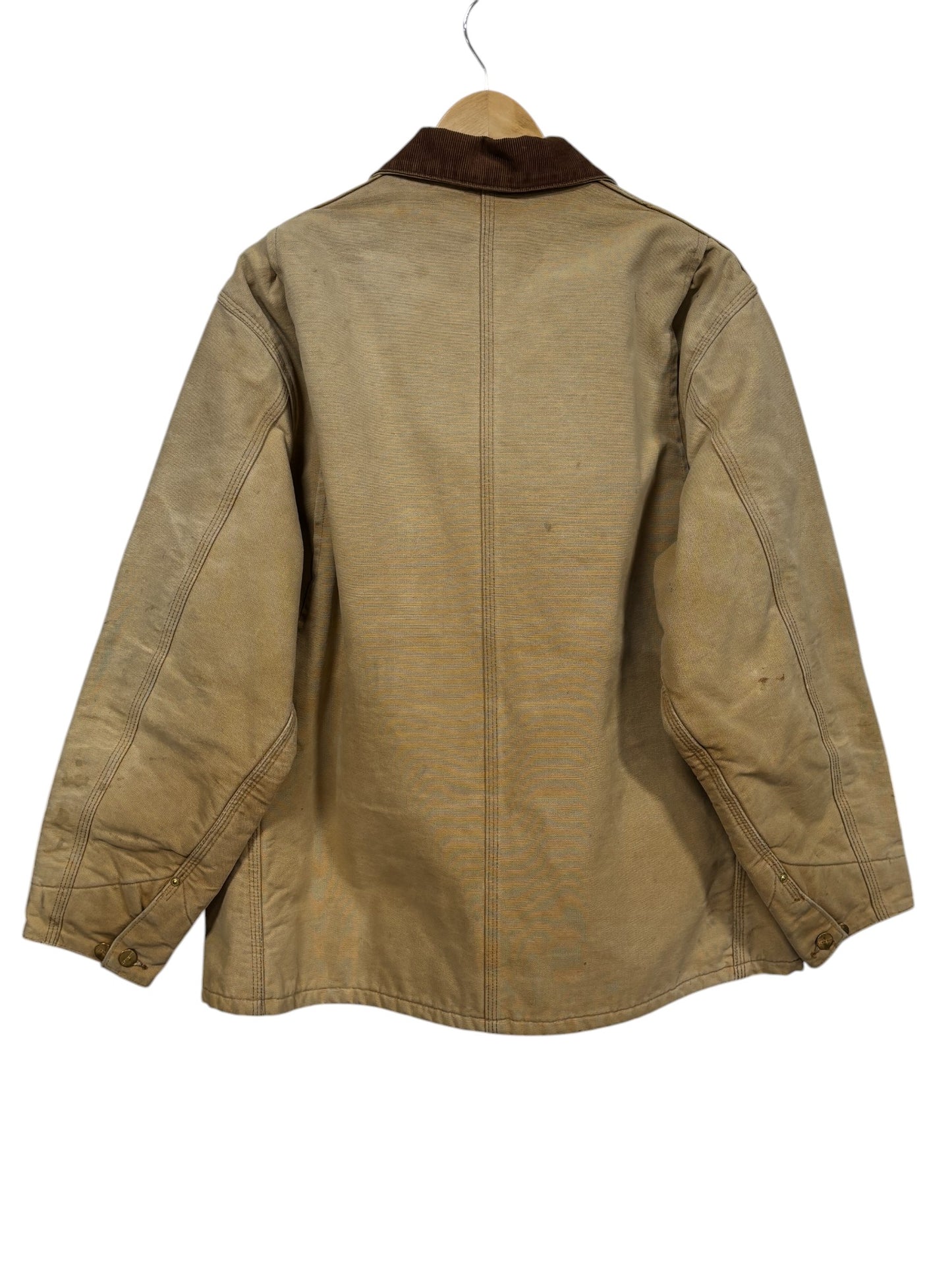 Vintage Carhartt Union Made Blanket Lined Chore Coat Size XL