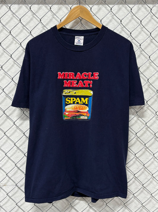 Vintage 90's SPAM Miracle Meat Graphic Tee Size Large