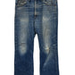 Vintage Levi's Made in USA Orange Tab Thrashed Denim Jeans Size 33x25