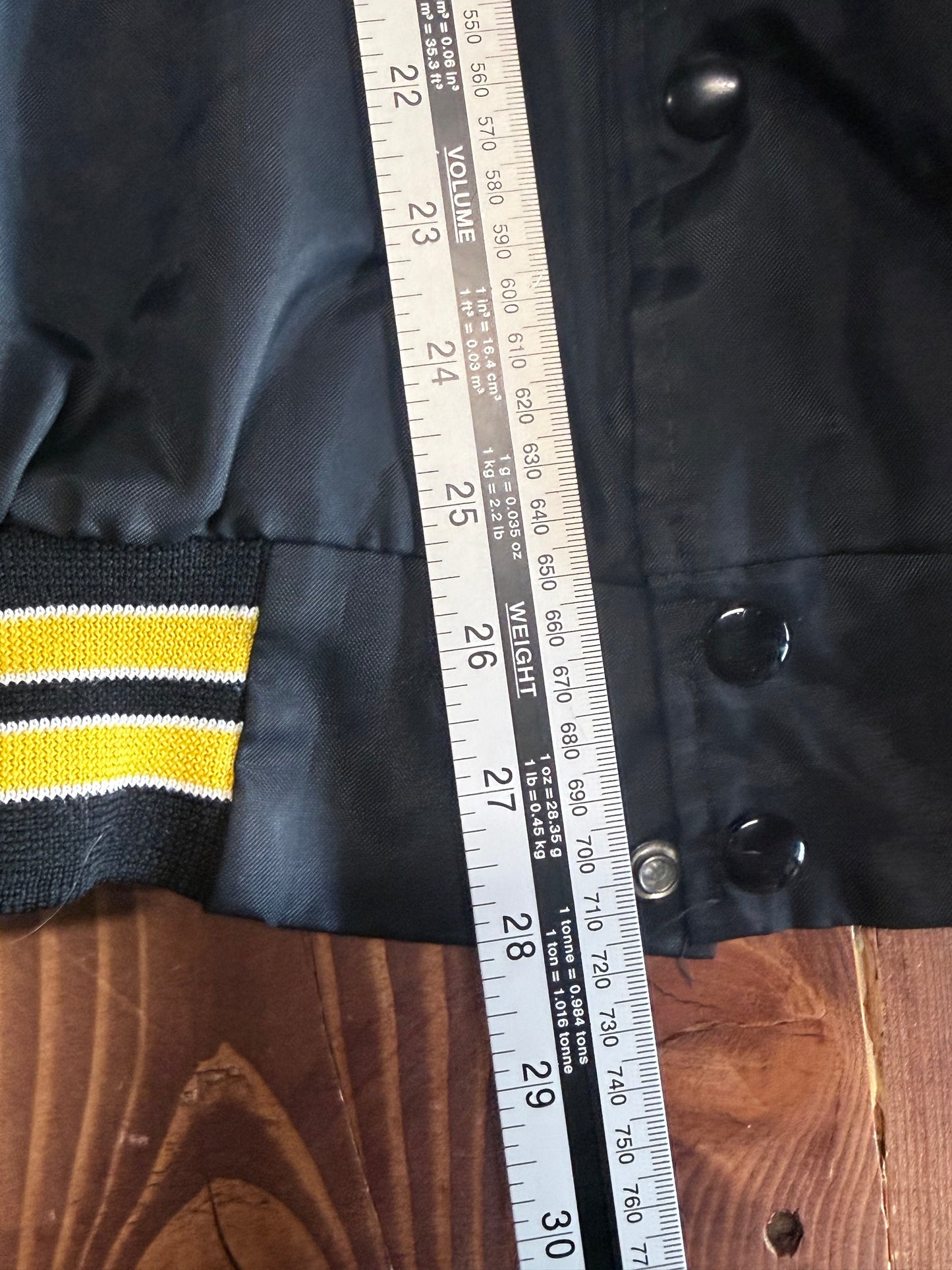 Vintage 80's Safety Pays Nylon Bomber Jacket Size XL