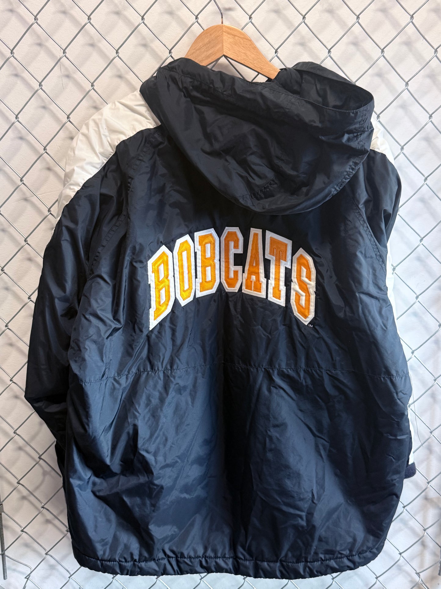 Vintage Y2K Montana State University Bobcats Windbreaker Jacket Size Large