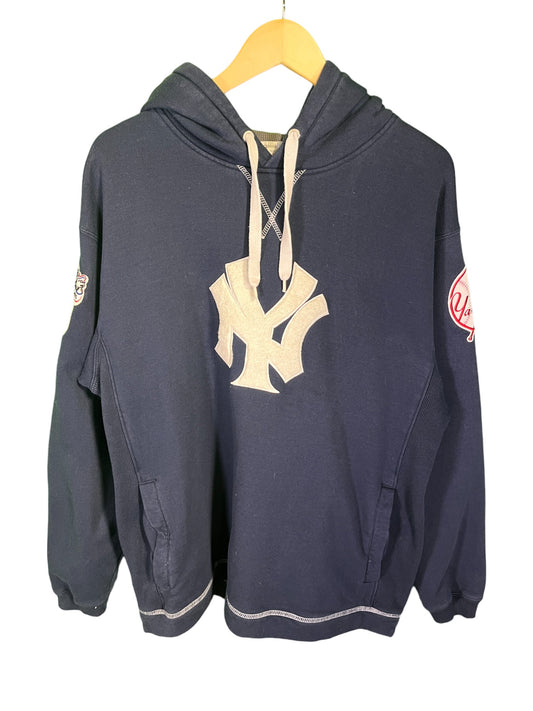Vintage Majestic New York Yankees Embroidered Hoodie Size XL