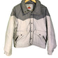 Vintage 80's Miller Brand Winter Grey Down Puffer Jacket Size Medium
