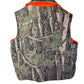 Vintage Winchester Hunter Woodland Camo Zip Up Reversible Vest Size Large