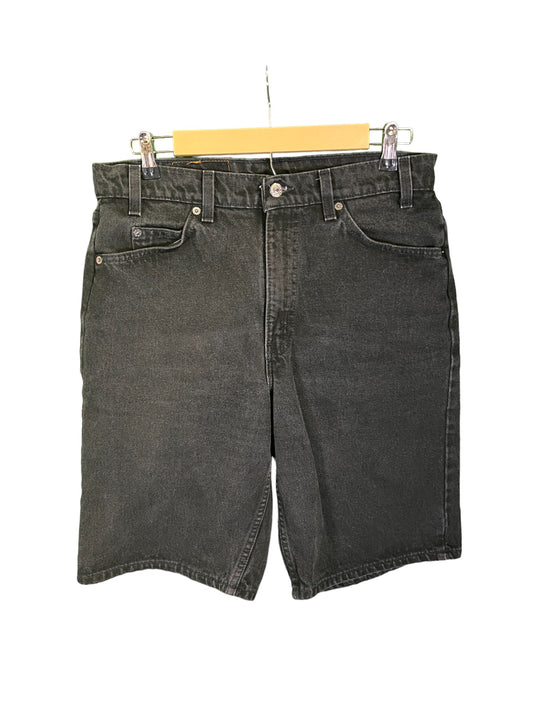 Vintage Levi's Black Denim Jean Shorts Size 33