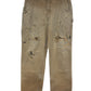 Vintage Carhartt Distressed Brown Carpenter Pants Size 36x34