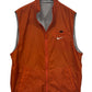 Vintage 90's Nike Reversible Orange Grey Zip Up Vest Size XL