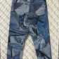 Palace FW20 Double Denim All Over Print Jeans Size 30x28