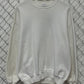 Vintage 90's Russell Athletic White Blank Crewneck Sweater Size XL