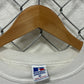 Vintage 90's Russell Athletic White Blank Crewneck Sweater Size XL