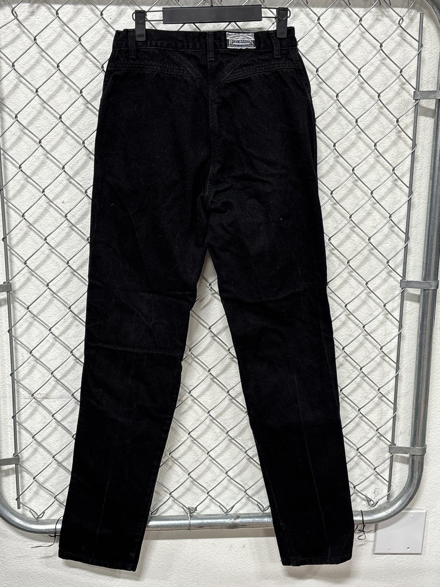 Vintage 90's Rockies Women's Black Western High Waist Jeans Size 26x33