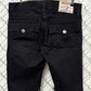 True Religion Black Denim Cutoff Shorts Size 35