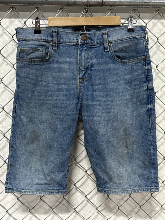 True Religion Relaxed Denim Shorts Size 33