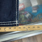 True Religion Billy Super T Dark Wash White Stitch Jeans Size 34x30