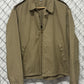 Vintage 60's US Navy Brown Zip Up Jacket Officer Pins Size XL