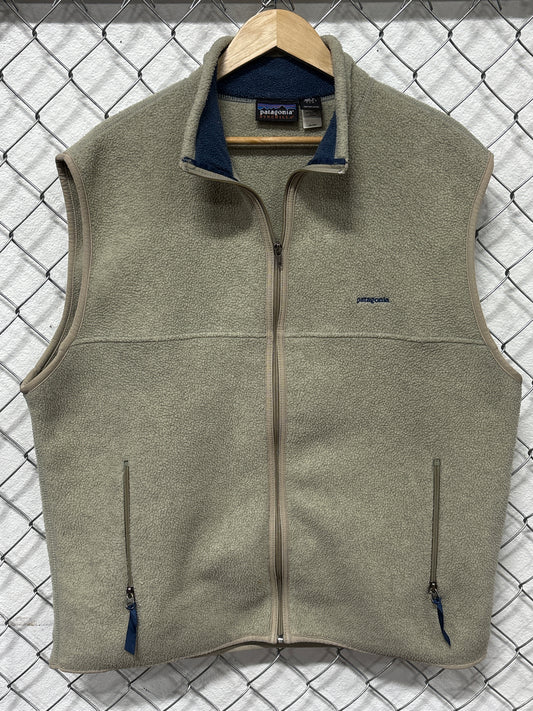 Vintage Patagonia Made in USA Synchilla Fleece Zip Up Vest Size XXL