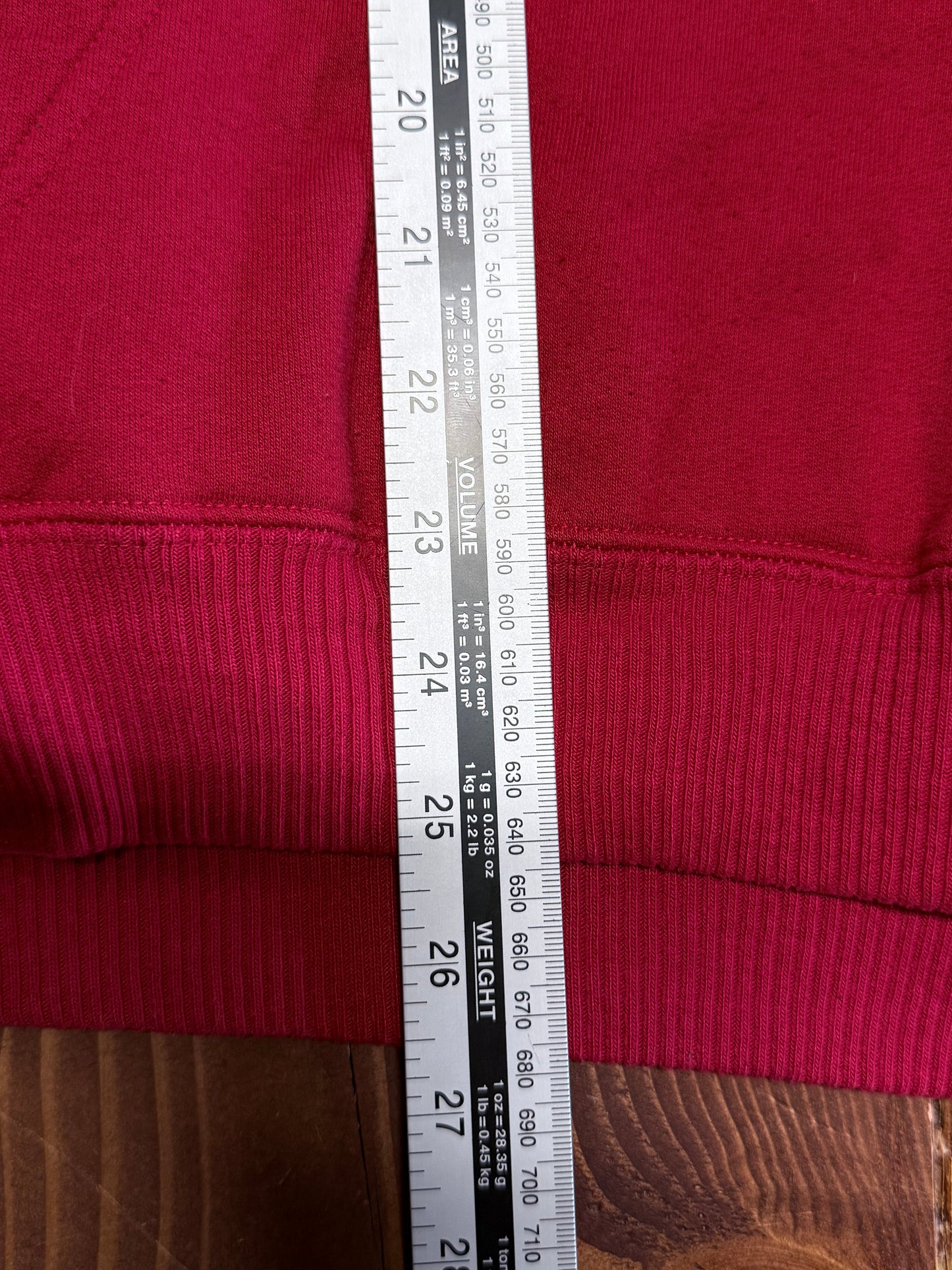 Vintage GAP Classic Logo Red Hoodie Size Large