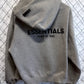 Fear of God Essentials Grey Pullover Hoodie Size Large
