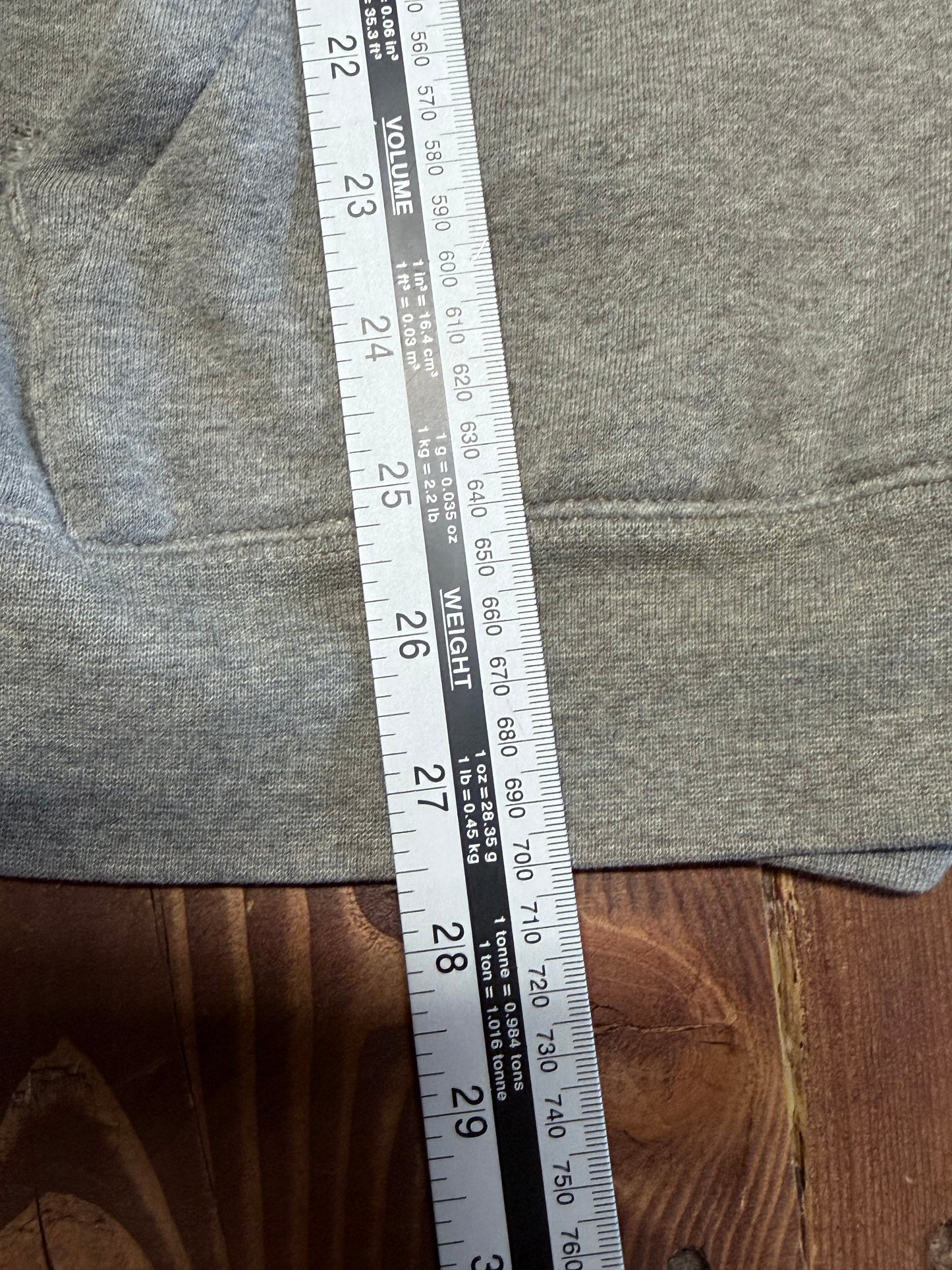 Fear of God Essentials Grey Pullover Hoodie Size Large