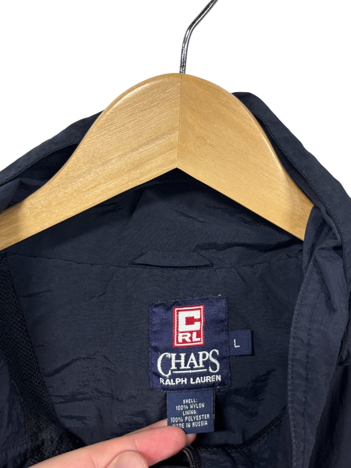 Vintage 90's Chaps Ralph Lauren Quarter Zip Anorak Jacket Size Large