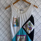 Vintage 80's Surf American Tank Top Shirt Size Medium