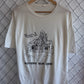 Vintage Vincent Van Gogh Auvers Sur Oise Church Art Graphic Tee Size XL