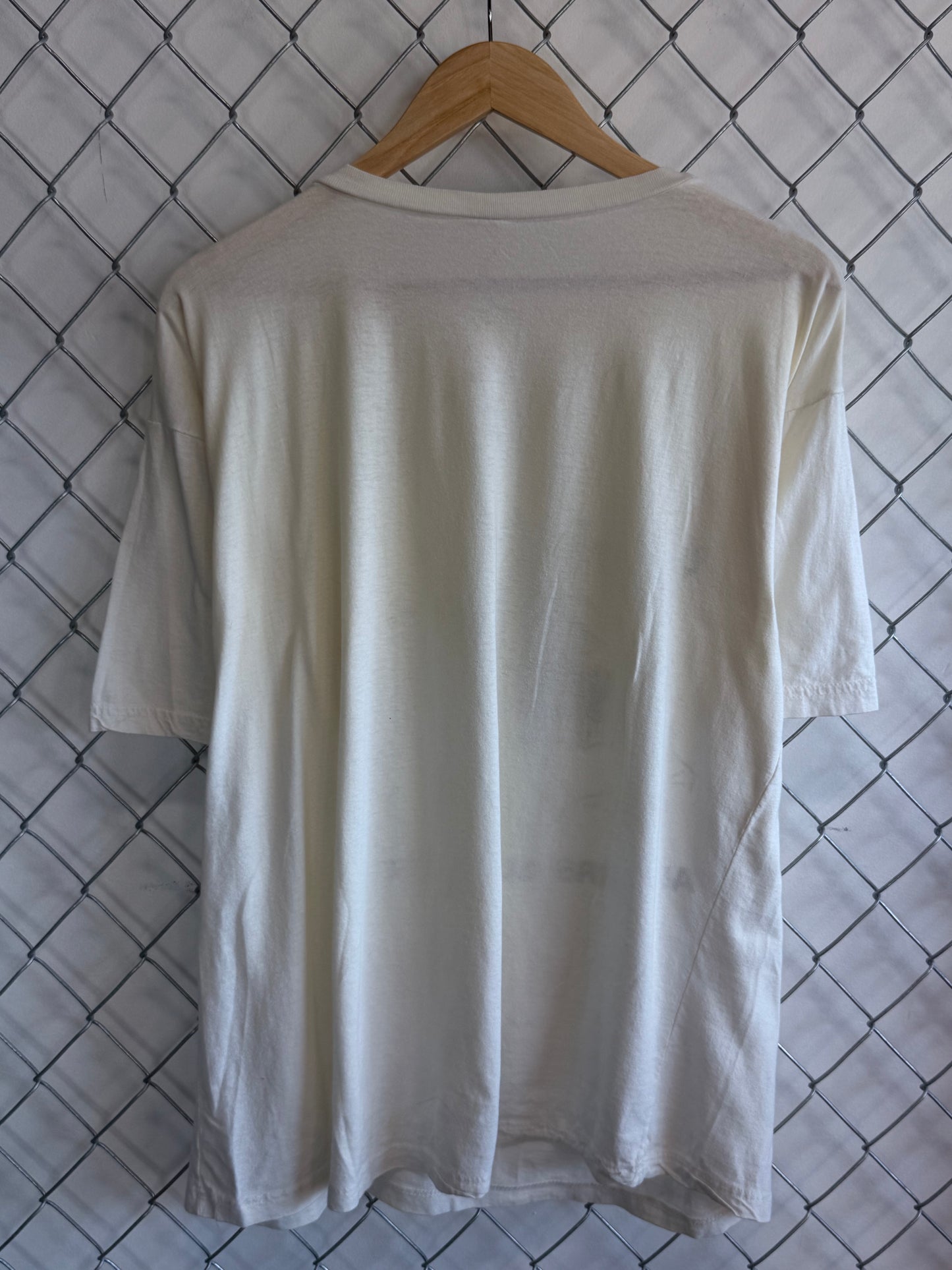 Vintage Vincent Van Gogh Auvers Sur Oise Church Art Graphic Tee Size XL
