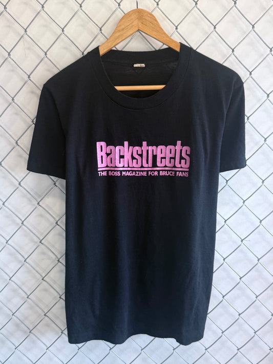 Vintage 80's Backstreets Bruce Springsteen Magazine Tee Size Large