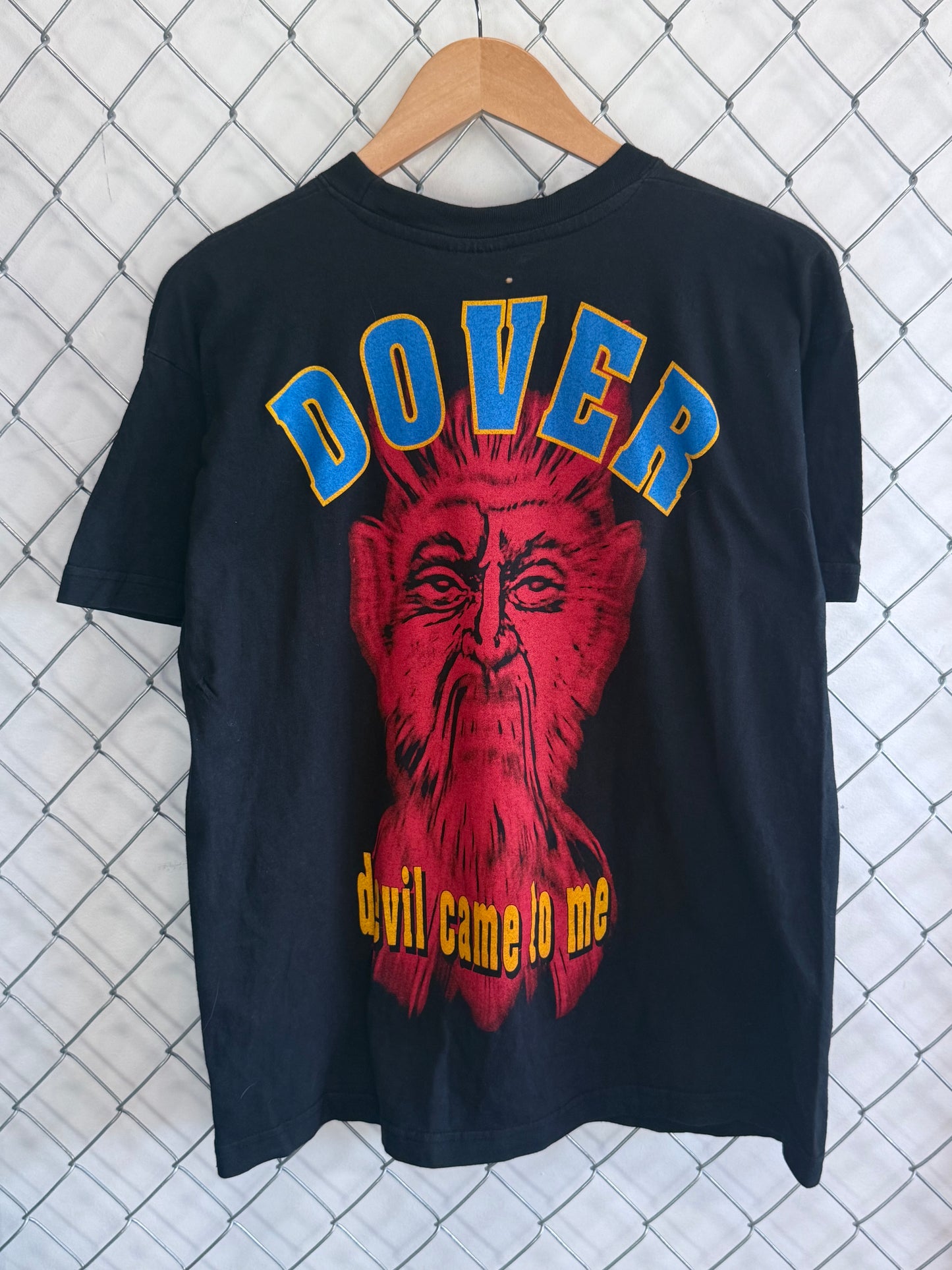 Vintage 1997 Dover Devil Came to Me Metal Band Promo Graphic Tee Size Large