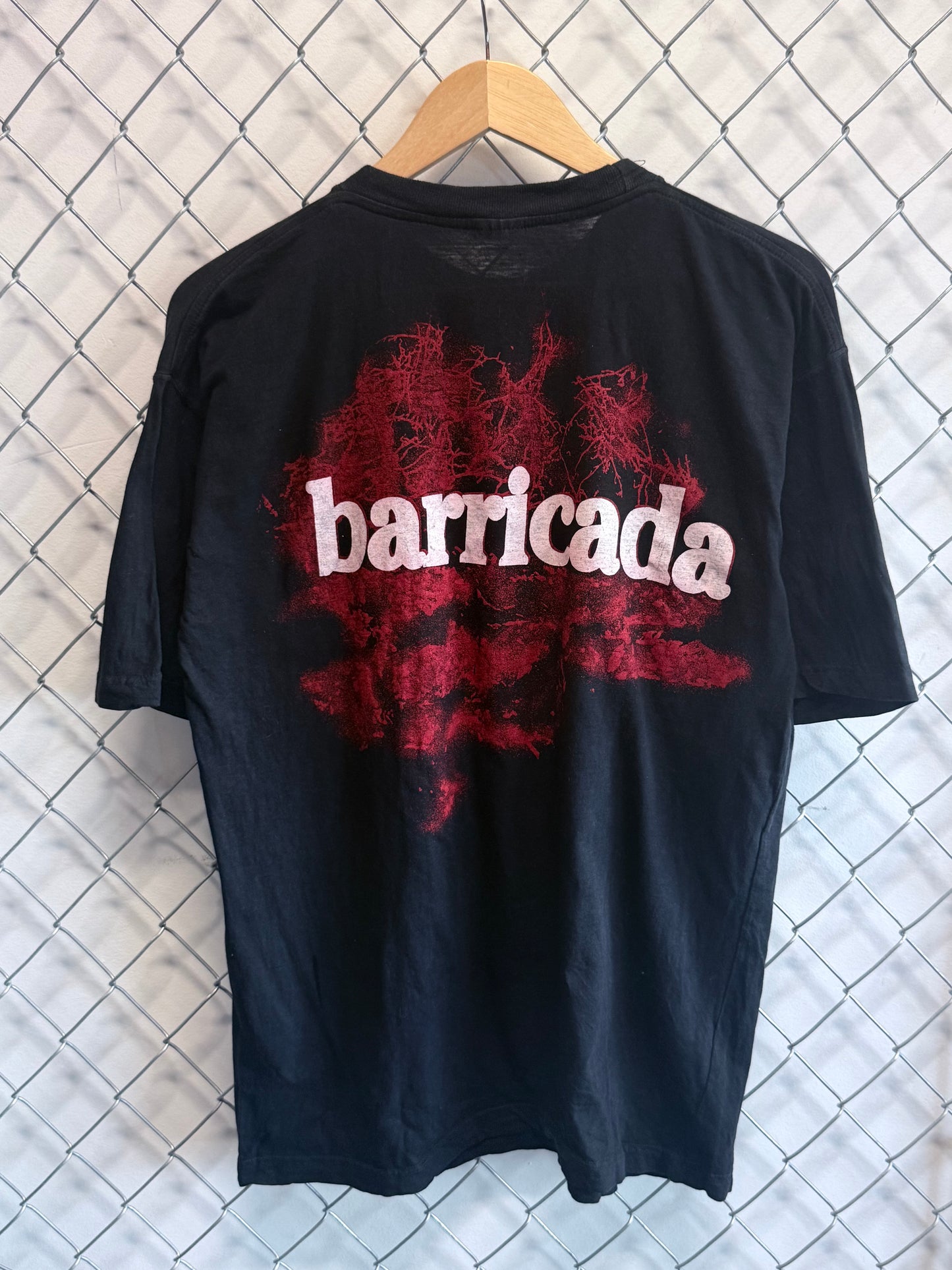 Vintage 90's Barricada Insolencia Metal Band Album Promo Tee Size Large
