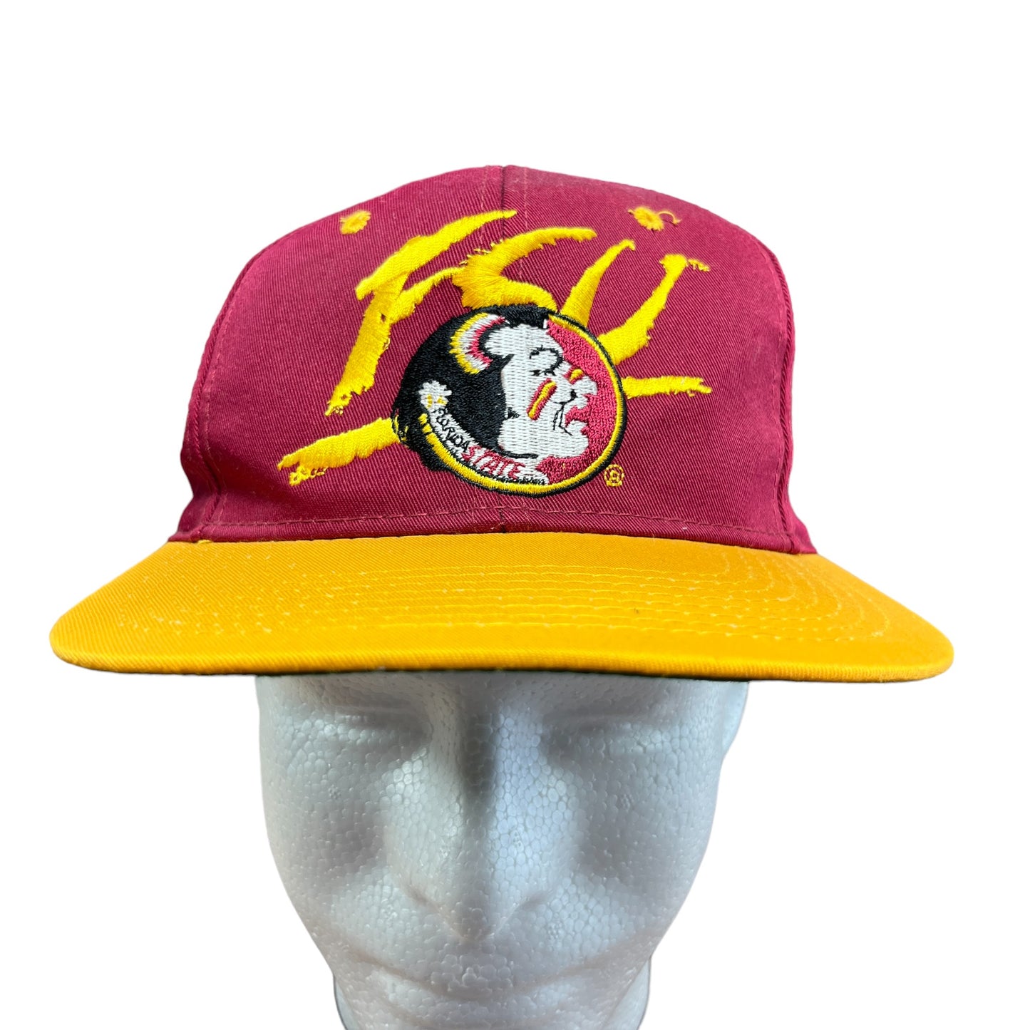 Vintage 90's Florida State Seminoles Signature Sportswear Snapback Hat