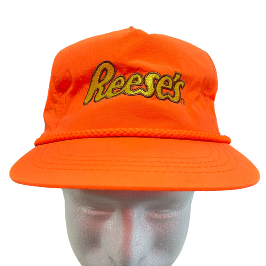Vintage 90's Reese's Classic Spellout Logo Snapback Hat