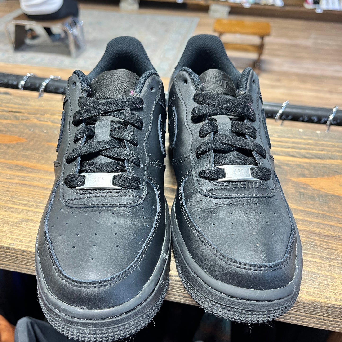 Nike Air Force 1 Low 'Triple Black' Size 4.5Y