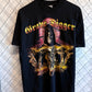 Vintage 90's Grave Digger Knights of the Cross Band Metal Tee Size XL