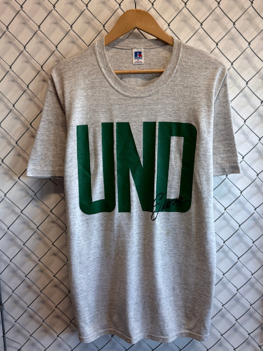 Vintage 90's University North Dakota Graphic Tee Size XL