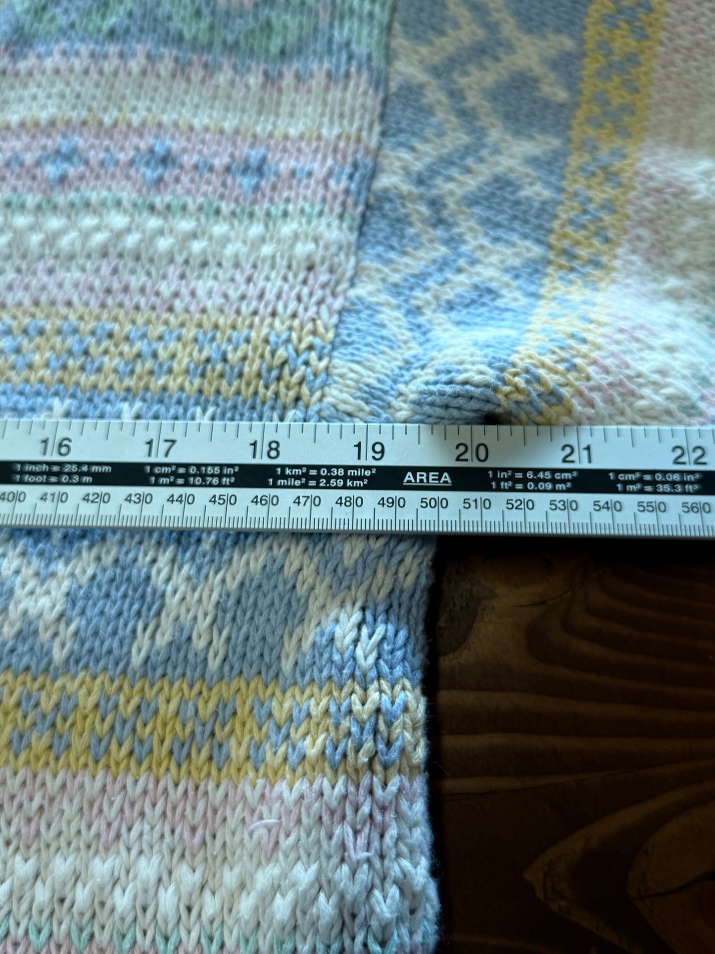 Vintage Marsh Landing Striped Cardigan Sweater Size Small