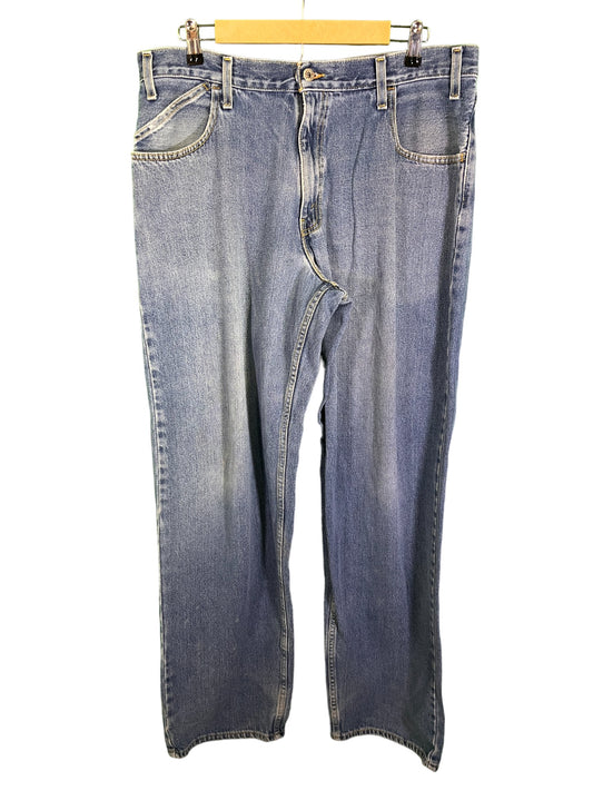 Vintage 90's Levi's Silvertab Baggys Medium Wash Denim Jeans Size 36x35