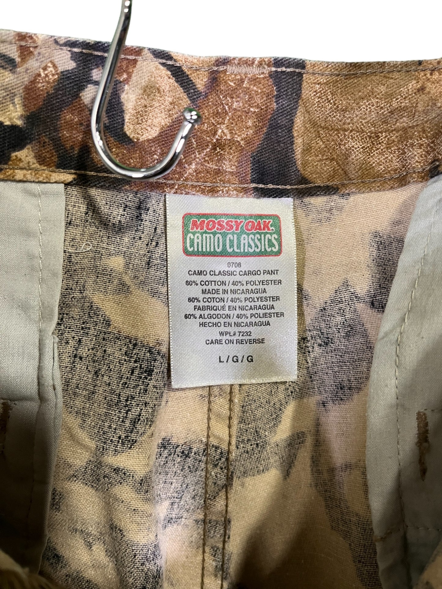 Vintage Mossy Oak Classics Woodland Camo Hunting Pants Size 34x32