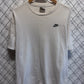 Vintage Y2K Nike Futura Swoosh Logo Graphic Tee Size XL