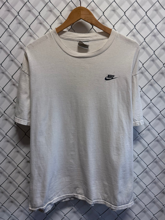 Vintage Y2K Nike Futura Swoosh Logo Graphic Tee Size XL