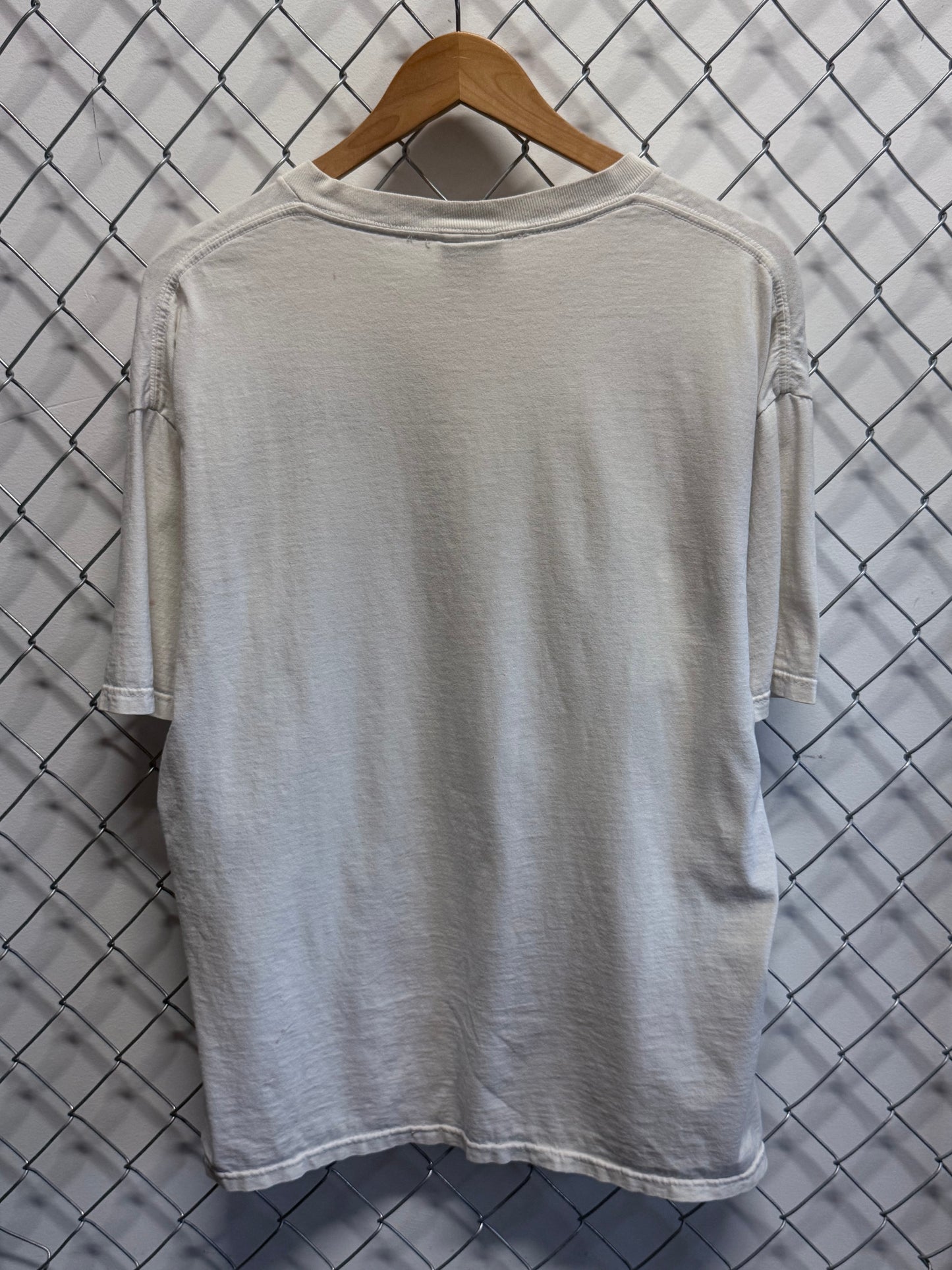 Vintage Y2K Nike Futura Swoosh Logo Graphic Tee Size XL