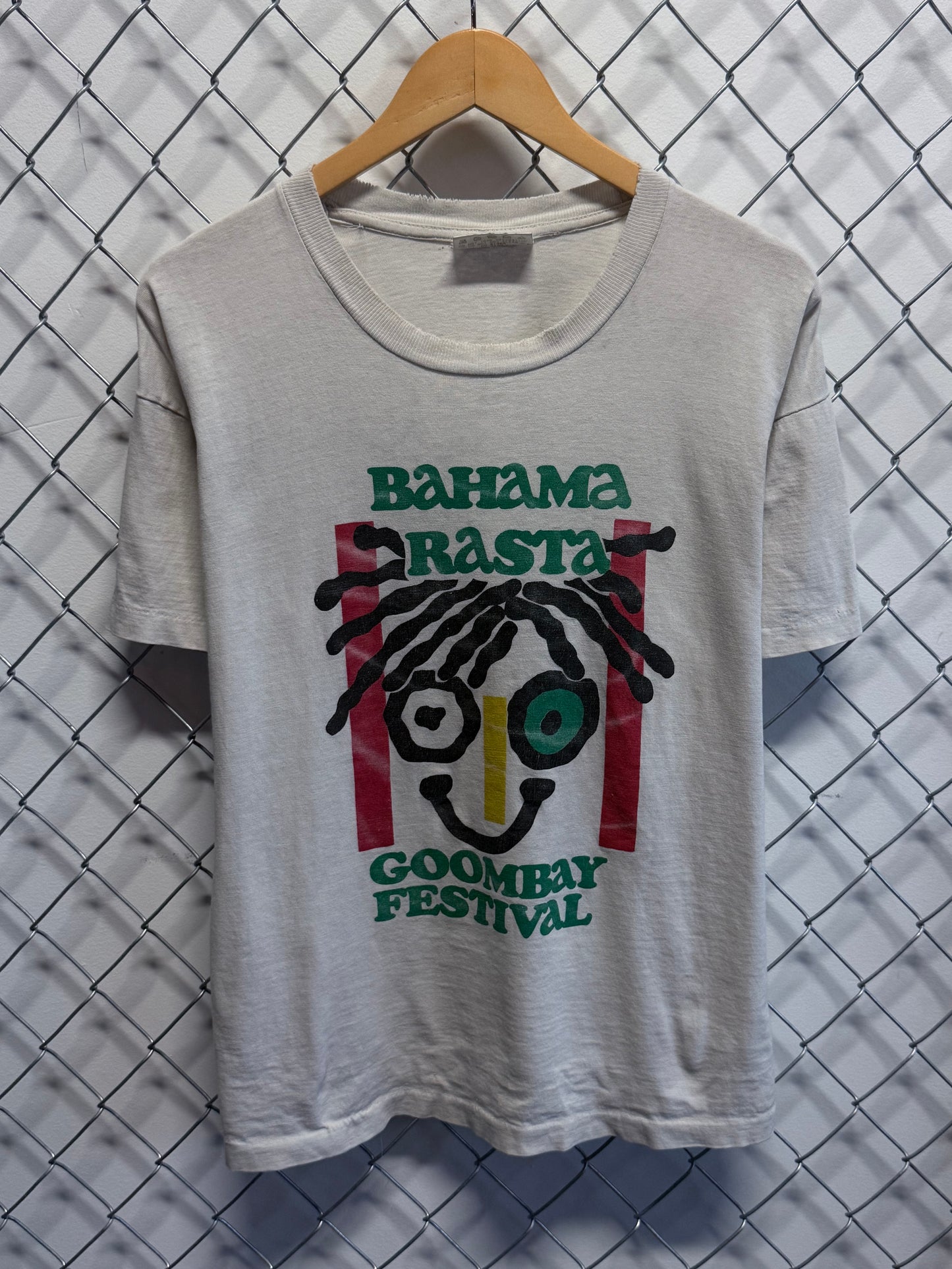 Vintage 80's Bahama Rasta Goombay Festival Tee Size Large