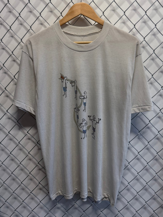 Vintage Put a Bottle on your Body Plastics Council Graphic Tee Size Large