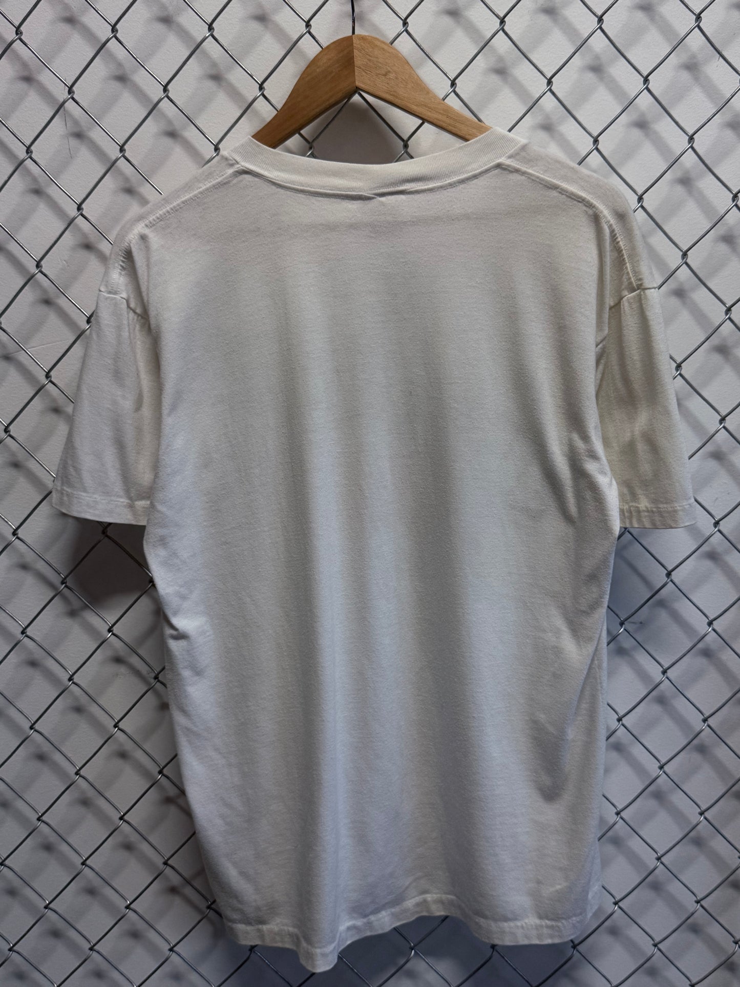 Vintage 90's Nike Silver Tag Just Do It V Neck Graphic Tee Size XL