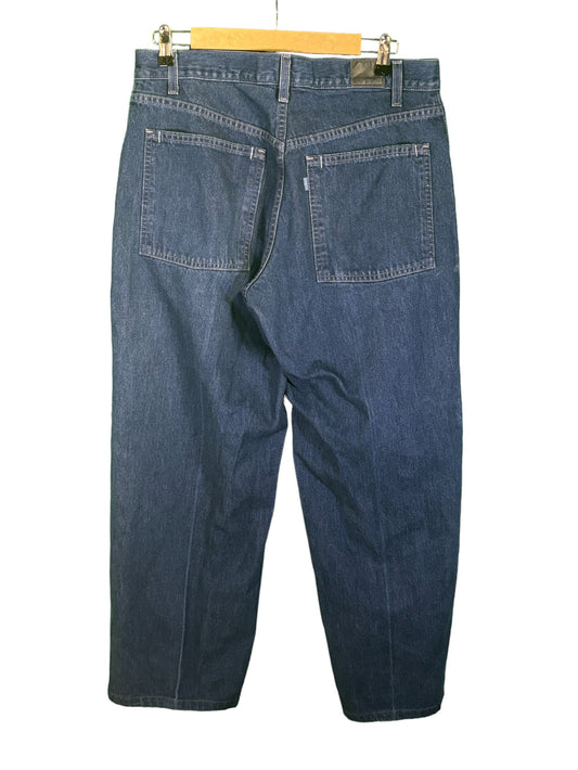 Vintage 90's Levi's Silver Tab Medium Wash Baggy Denim Jeans Size 33x30