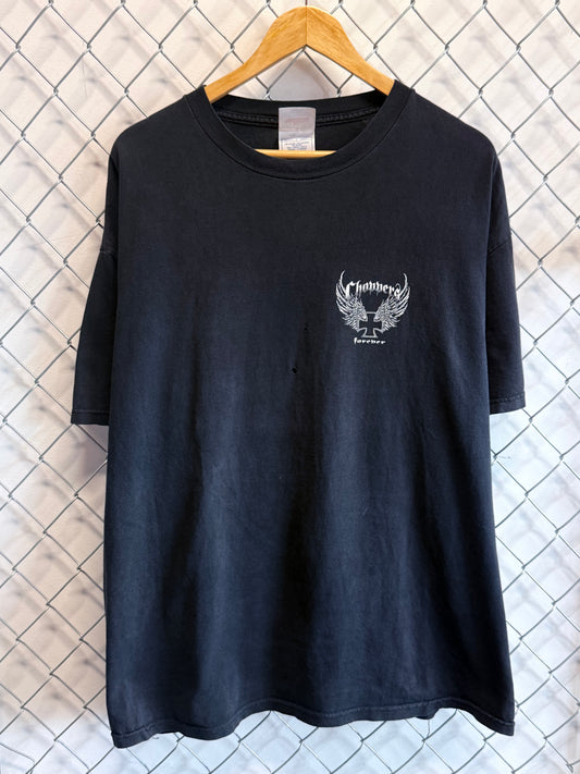 Vintage Y2K West Coast Choppers Forever Biker Graphic Tee Size XXL