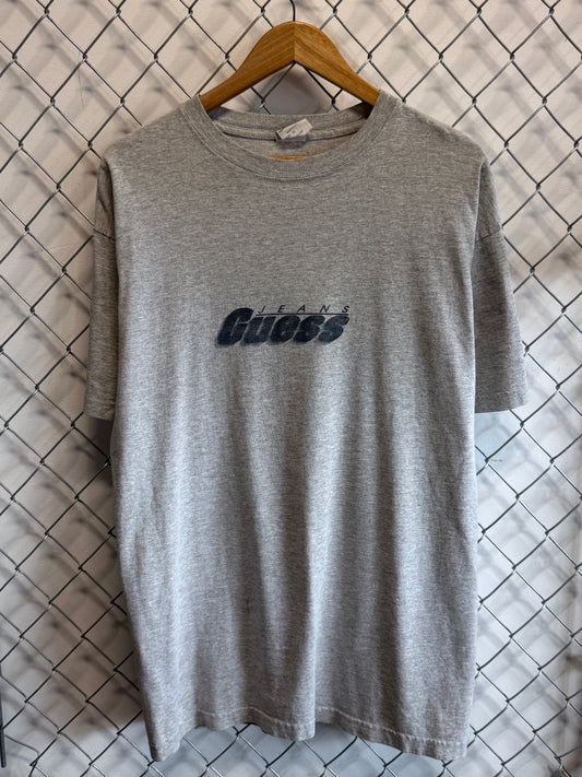Vintage 90's Guess Jeans Classic Logo Graphic Tee Size XL